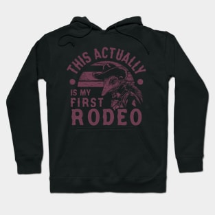 This Actually Is My First Rodeo Possum T Shirt, Funny Western Cowboy Hoodie